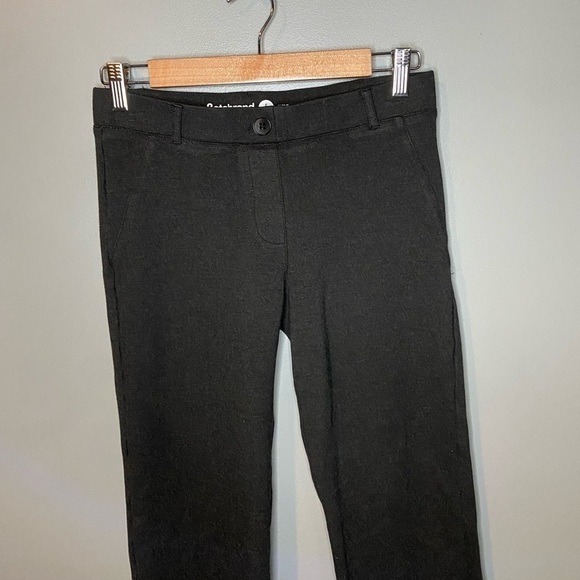 Betabrand Straight-Leg Classic Dress Pant Yoga Pant Charcoal - Picture 5 of 10
